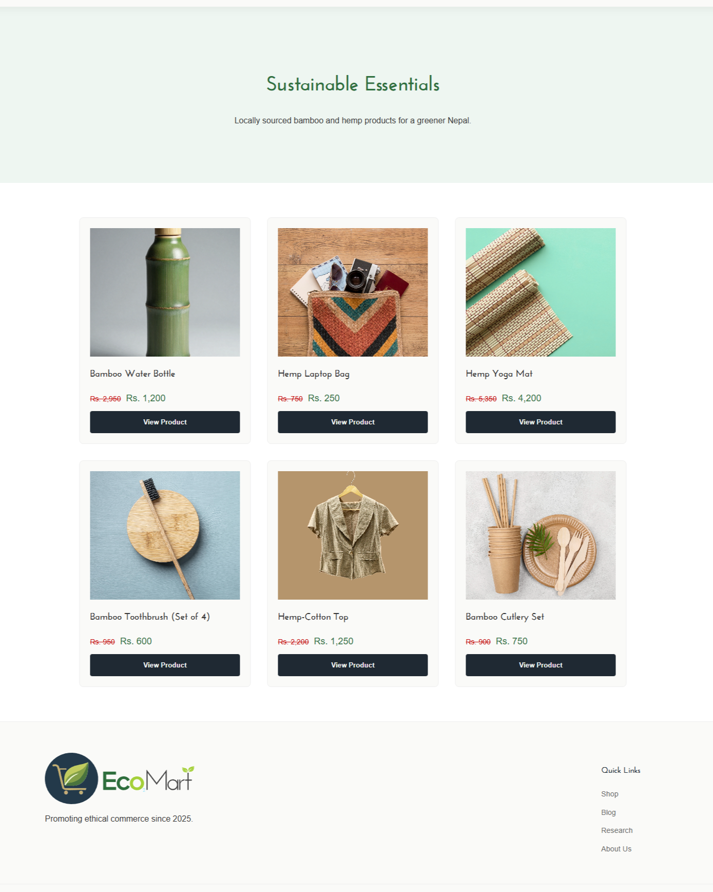 Our Product Card